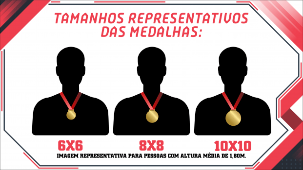 MEDALHA PERSONALIZADA - MODELO 11