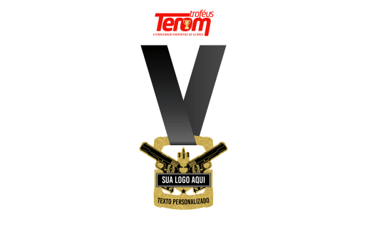 MEDALHA PERSONALIZADA - MODELO 10
