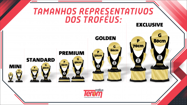 TROFÉU NEUTRO - MODELO 12