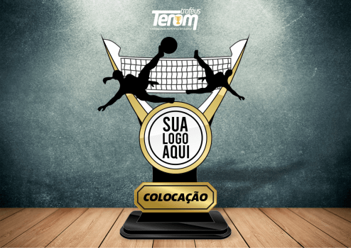 TROFÉU PARA FUTEVÔLEI - MODELO 01