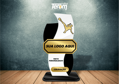 TROFÉU PARA FUTEVÔLEI - MODELO 03