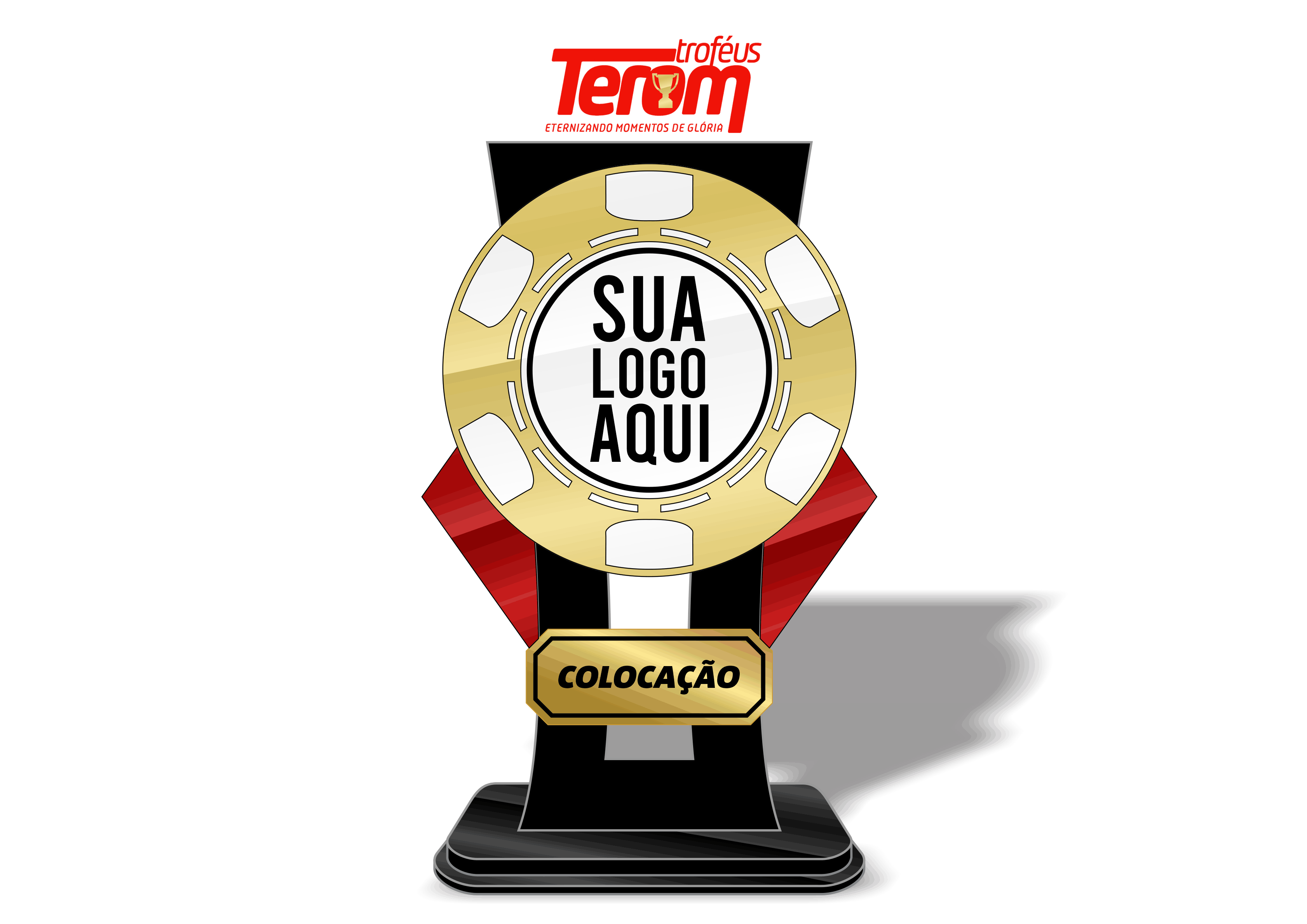 TROFÉU PARA POKER - MODELO 01